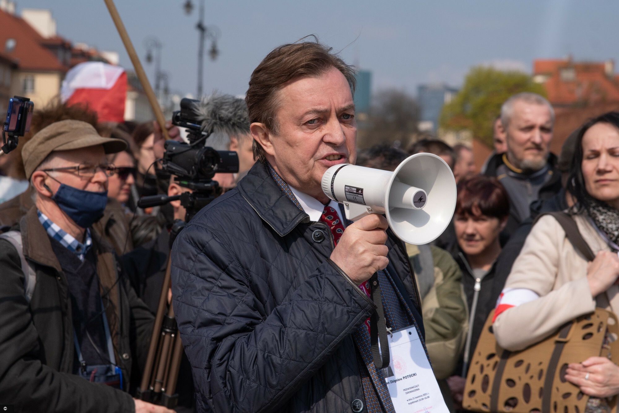 Pikieta samozwa?czego prezydenta Polski
21.04.2021 Warszawa Pikieta samozwanczego prezydenta Polski i nastepcy rzadu Polski na   uchodzstwie fot. Stanislaw Rozycki/REPORTER N/z Jan Zbigniew Potocki
Stanislaw Rozycki/REPORTER