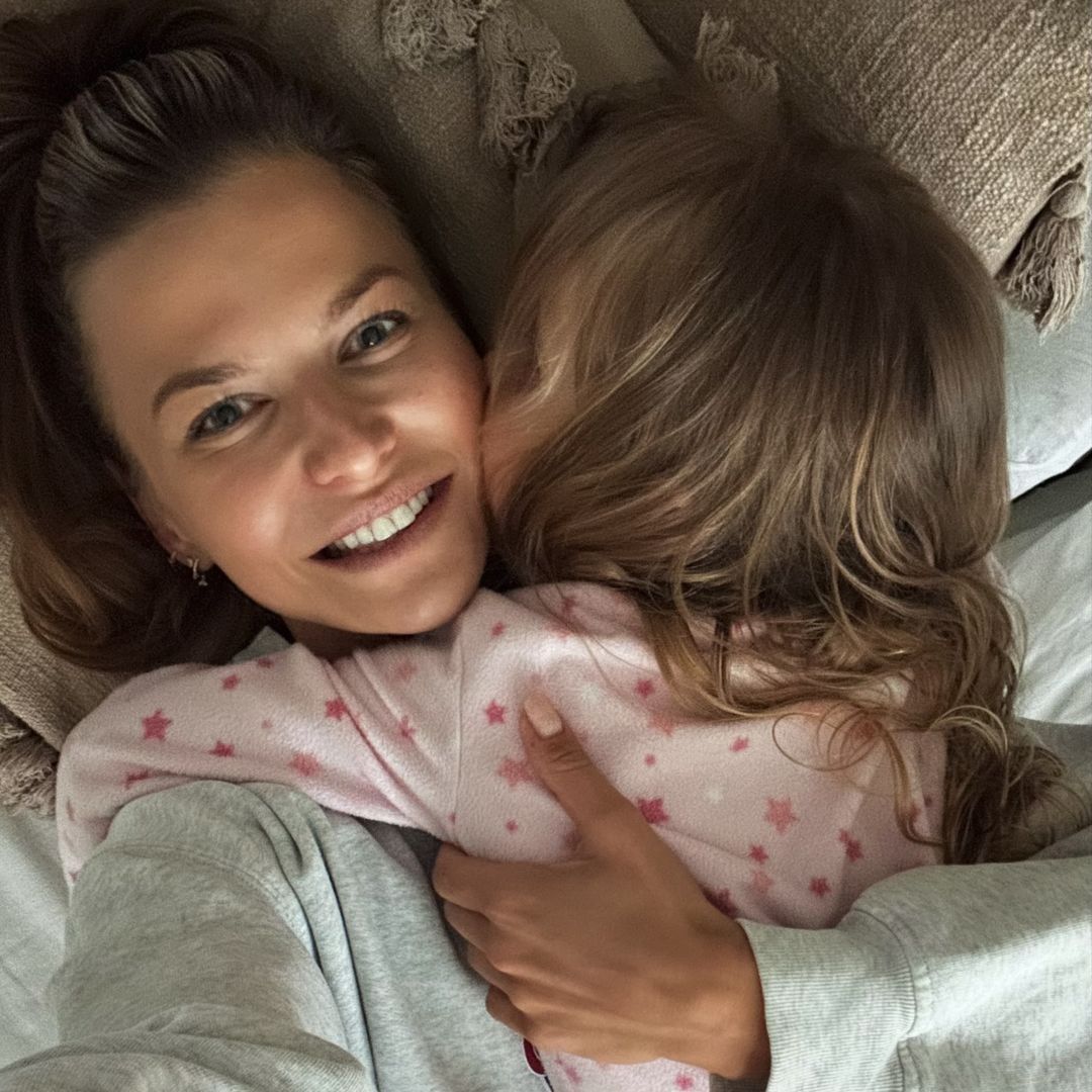 Anna Lewandowska z córką
