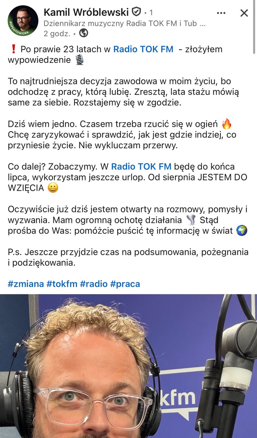 Wpis Kamila Wróblewskiego