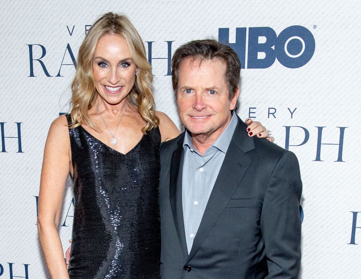 Michael J. Fox z żoną Tracy