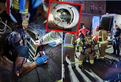 "Utracili z nim kontakt". Mężczyzna uwięziony w kanale