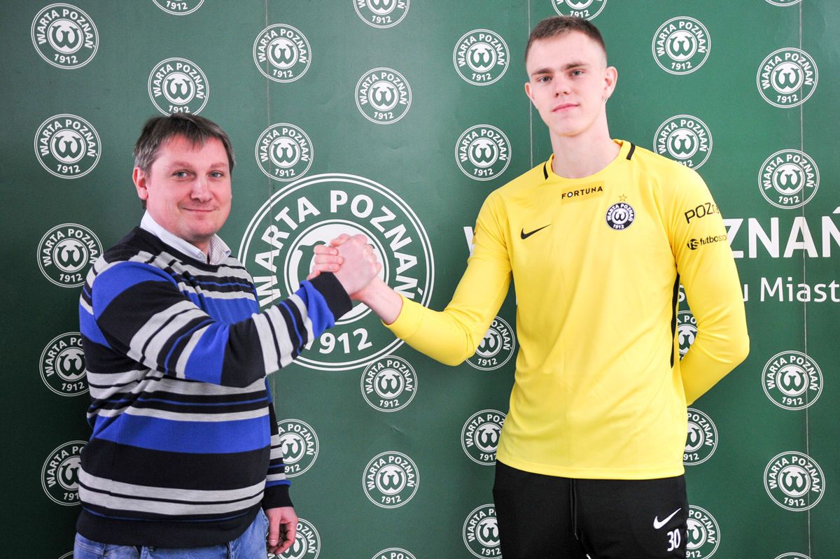 Bramkarz Konrad Syldatk wypożyczony do Warty Poznań