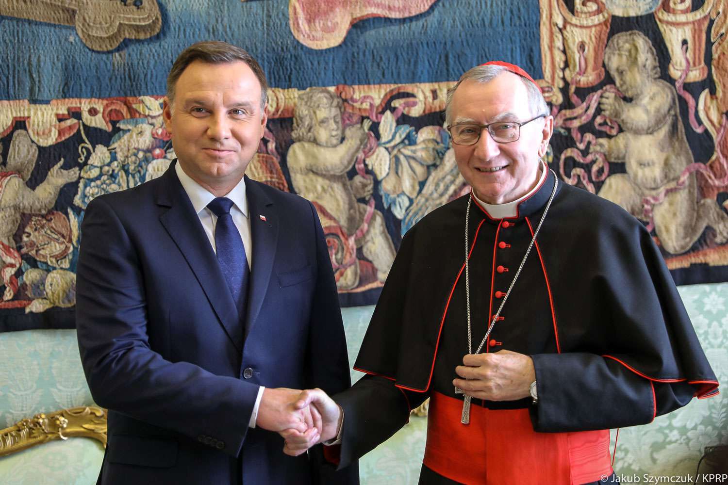 Agata Duda i Andrzej Duda z wizytą w Watykanie