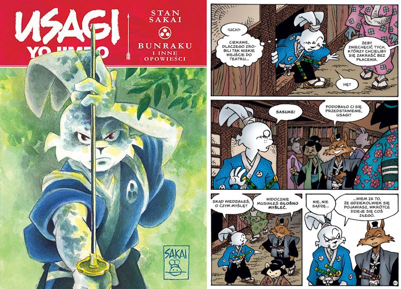 Usagi Yojimbo: Bunraku i inne opowieści, Egmont 2021