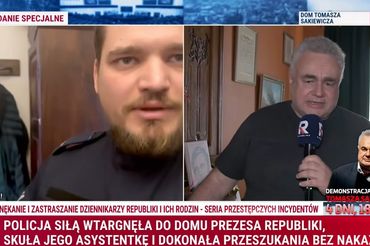 Tomasz Sakiewicz o interwencji policji w jego mieszkaniu