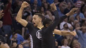 NBA: Niesamowity buzzer-beater Stephena Curry'ego! Trafił z własnej połowy!