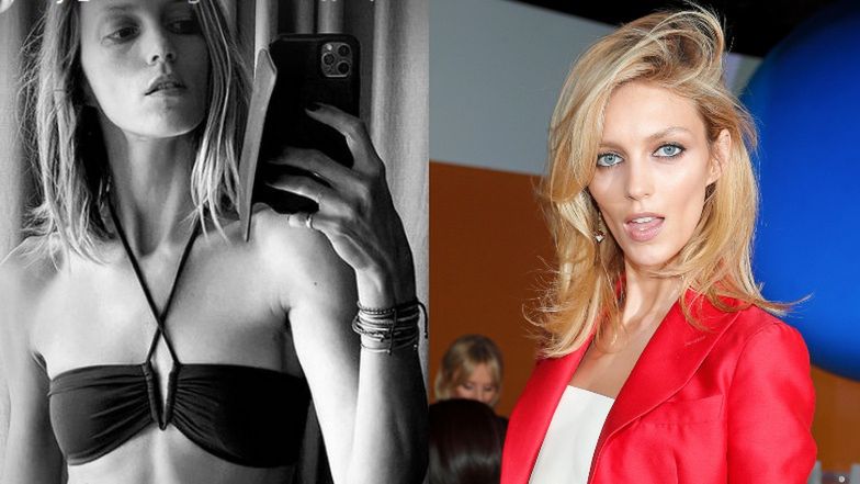 Anja Rubik chwali się wyrzeźbioną sylwetką