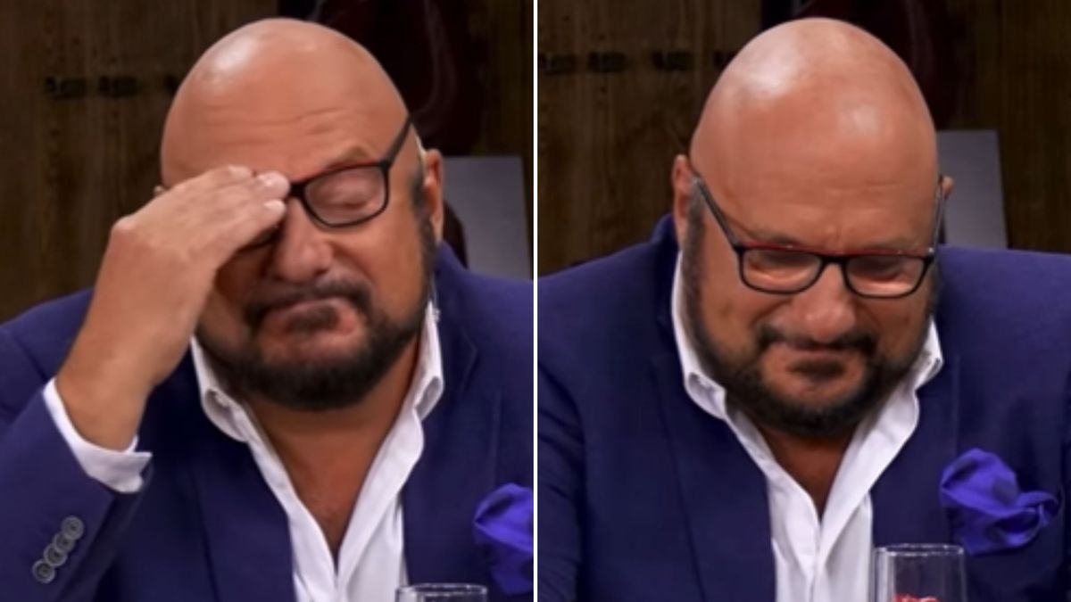 Piotr Gąsowski nie był w stanie powstrzymać łez