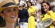 Szykowna Kate Middleton zachwyca na finale Wimbledonu, pokazując się DRUGI RAZ w tej samej kreacji (ZDJĘCIA)