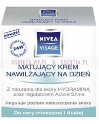 Matujący krem nawilżający na dzień do cery mieszanej i tłustej - 50 ml (NIVEA)