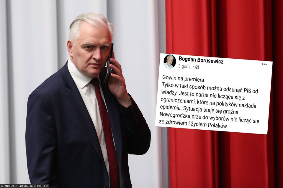 Bogdan Borusewicz: Jarosław Gowin powinien zostać premierem