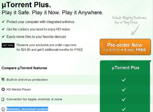 uTorrent Plus