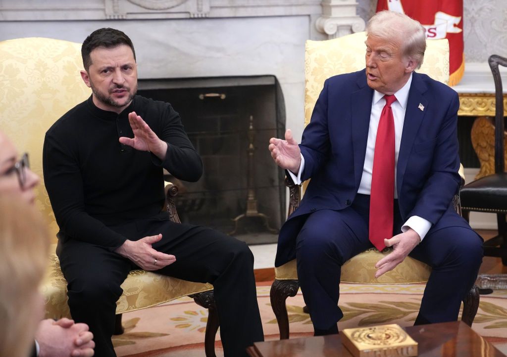 Wołodymyr Zełenski i Donald Trump w Białym Domu