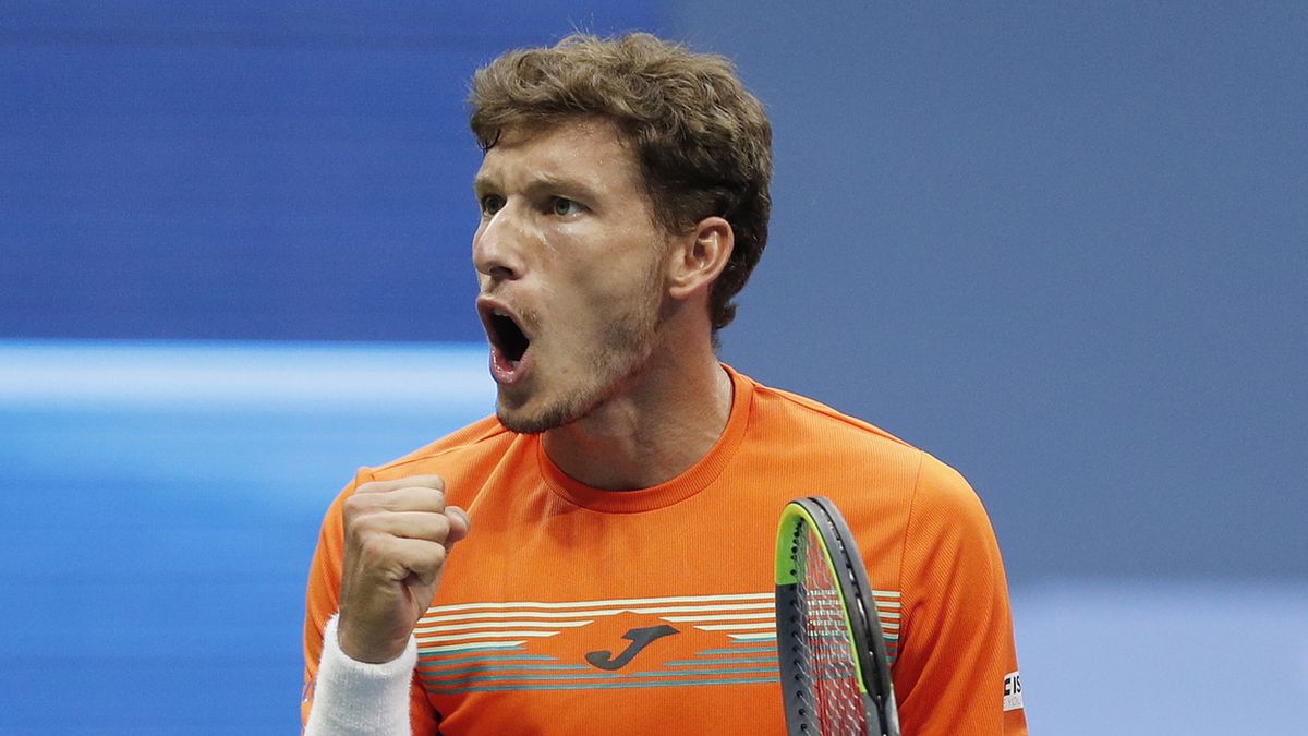 PAP/EPA / JUSTIN LANE / Na zdjęciu: Pablo Carreno