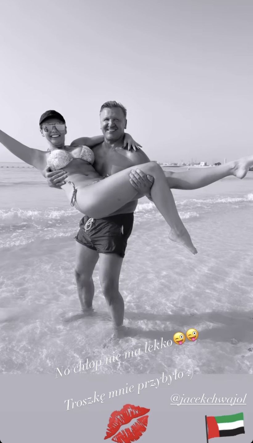 Monika Chwajoł na wakacjach w Dubaju