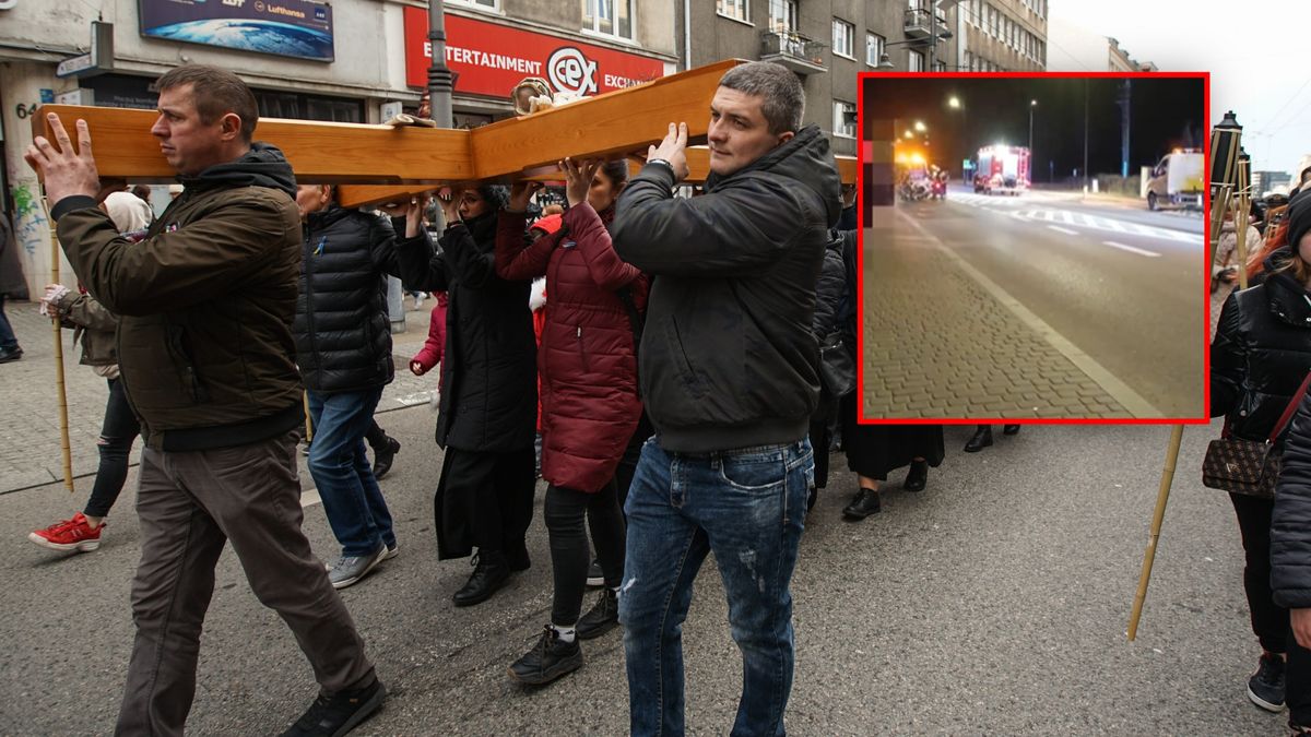 Niebezpieczny incydent na drodze krzyżowej