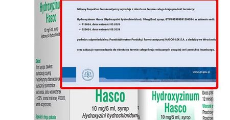 Wycofano syrop. Natychmiast go wyrzuć