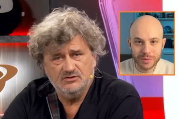 Janusz Palikot i Jan Śpiewak, fot. kadry z youtube'a