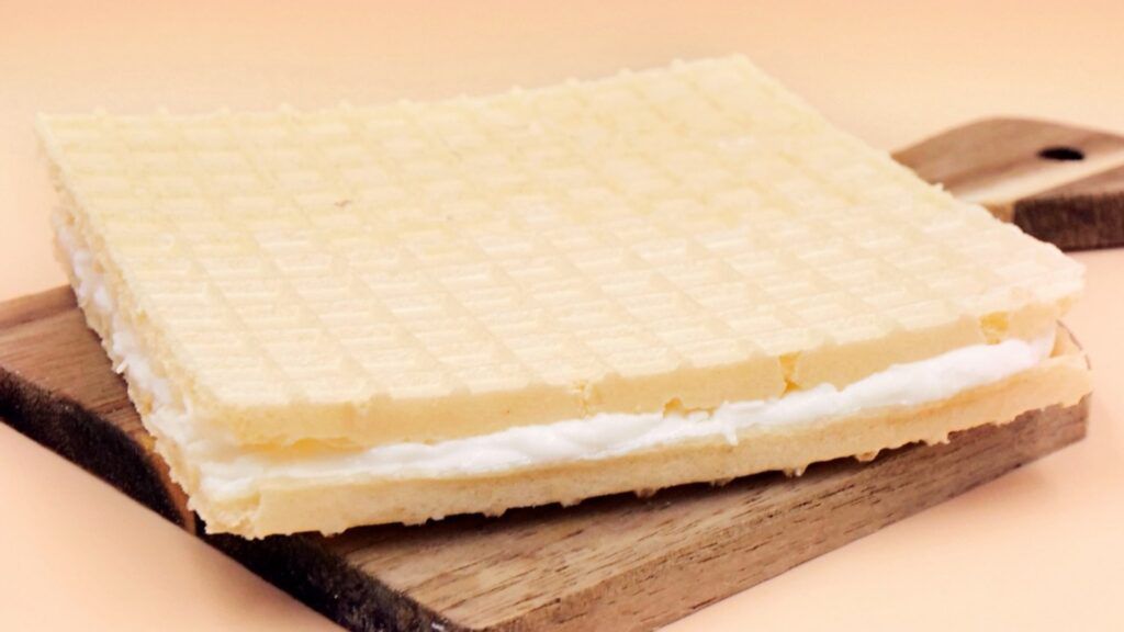 Wafelek z jogurtem waniliowym przepis