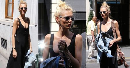 Anja Rubik spaceruje po Paryżu! (ZDJĘCIA)