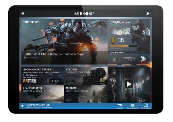 Battlefield 4 Commander na tablety