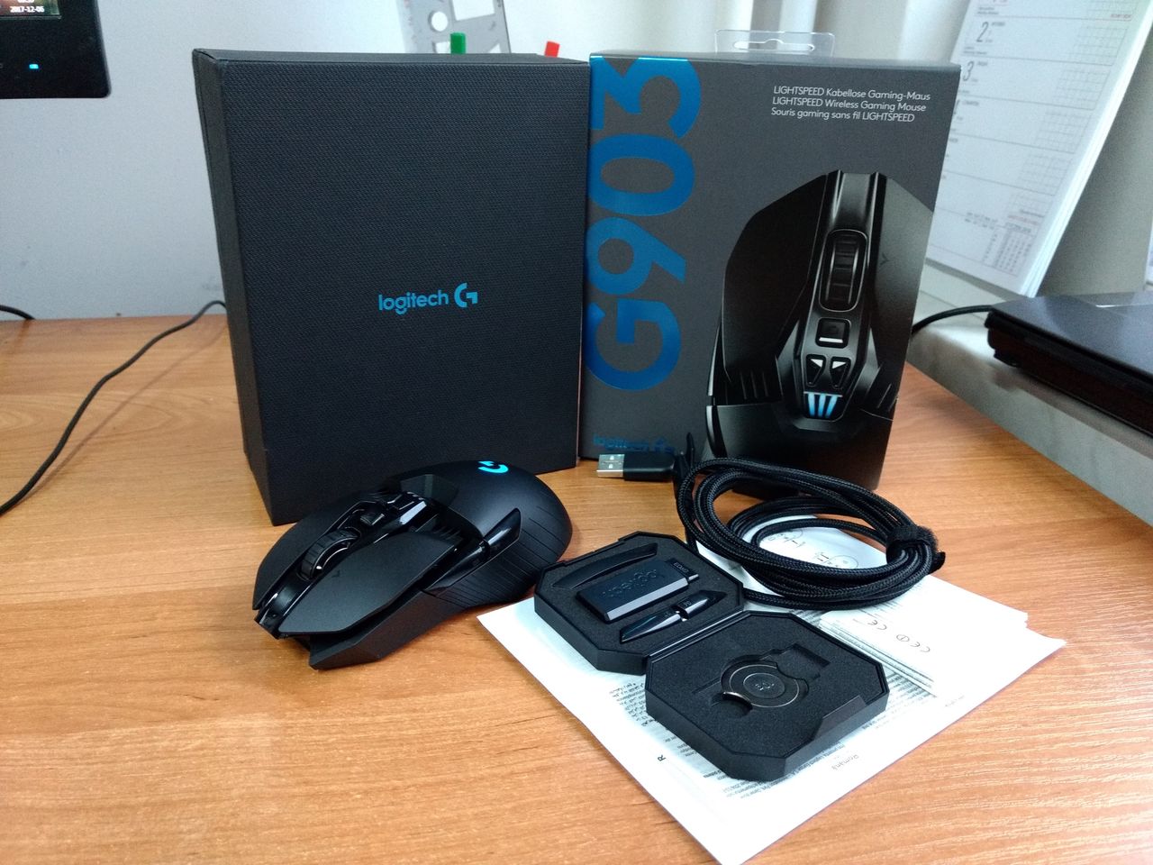 Darth Vader wśród myszek. Recenzja bezprzewodowej myszy LOGITECH G903 wraz z zasilającą podkładką!