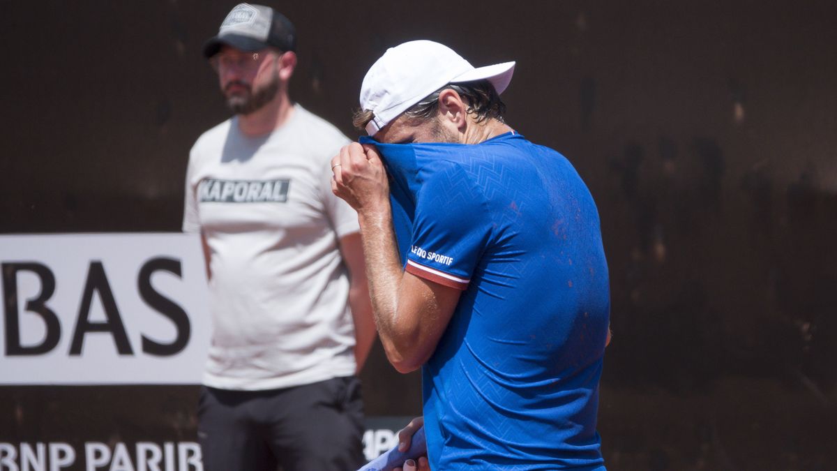 Lucas POUILLE FRA - Oscar OTTE GER - Open Parc, Lyon 16/05/2022 - Photo  / Panoramic TENNIS : Open Parc - Lyon - 16/05/2022 SandrineThesillat/Panoramic