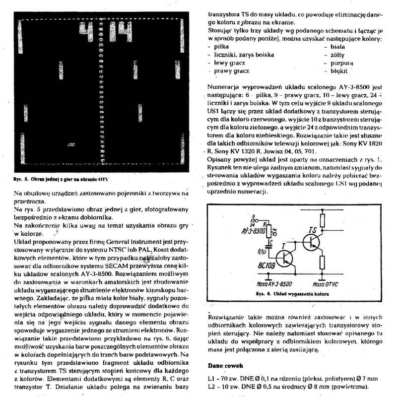 Fragment jednego z artykułów, „Radioelektronik” 9-10 1981, s. 182