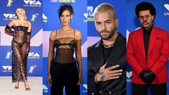 MTV Video Music Awards 2020 rozdane! Olśniewająca Miley Cyrus, odważna Bella Hadid, "pobity" The Weeknd (ZDJĘCIA)