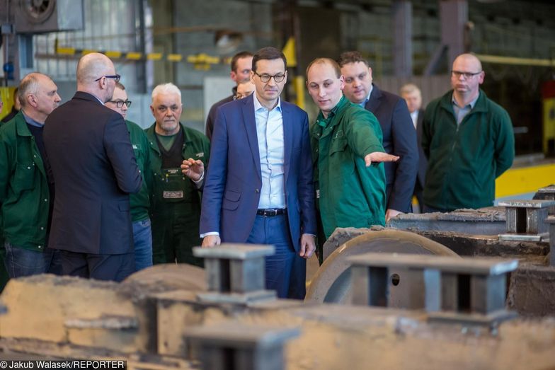 Premier Mateusz Morawiecki odwiedził zakłady H. Cegielski - Poznań S.A. w lutym bieżącego roku