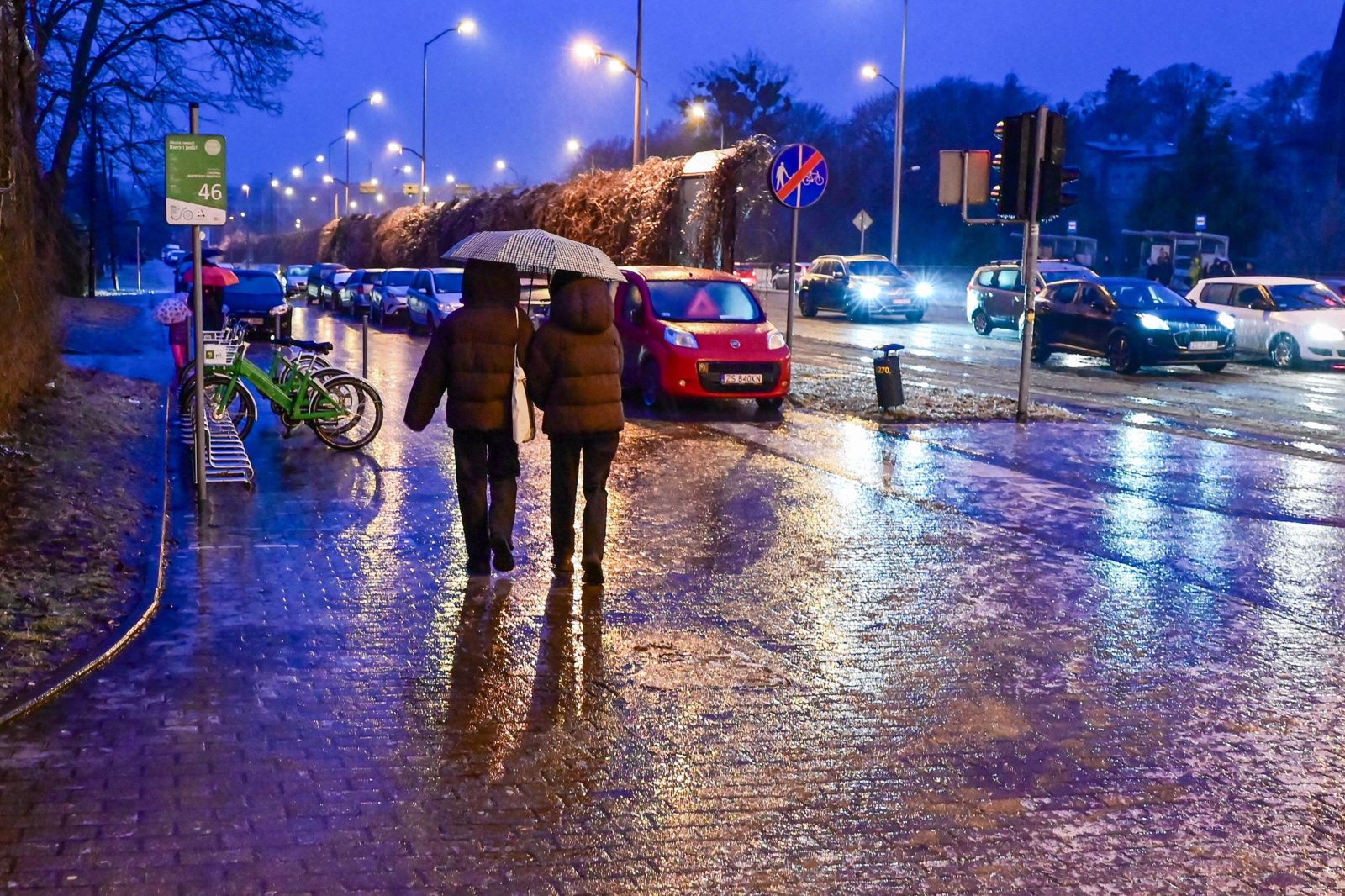 Marznące opady w Szczecinie