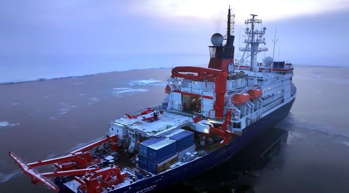 Zielony lód biegunów