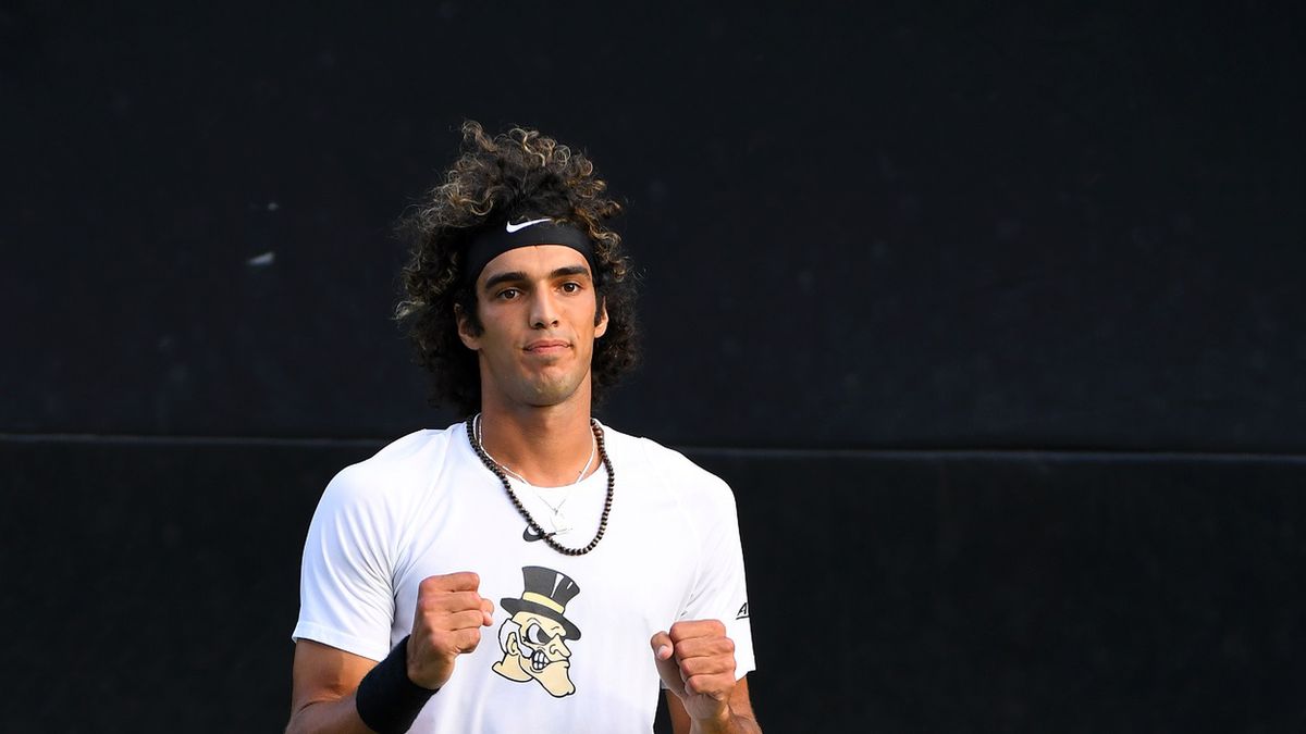 Getty Images / Jamie Schwaberow/NCAA / Na zdjęciu: Skander Mansouri