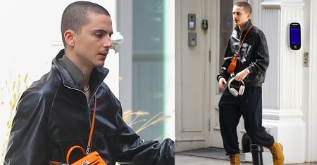 Ogolony Timothee Chalamet podbija Nowy Jork z torebką Hermes za około 55 TYSIĘCY ZŁOTYCH