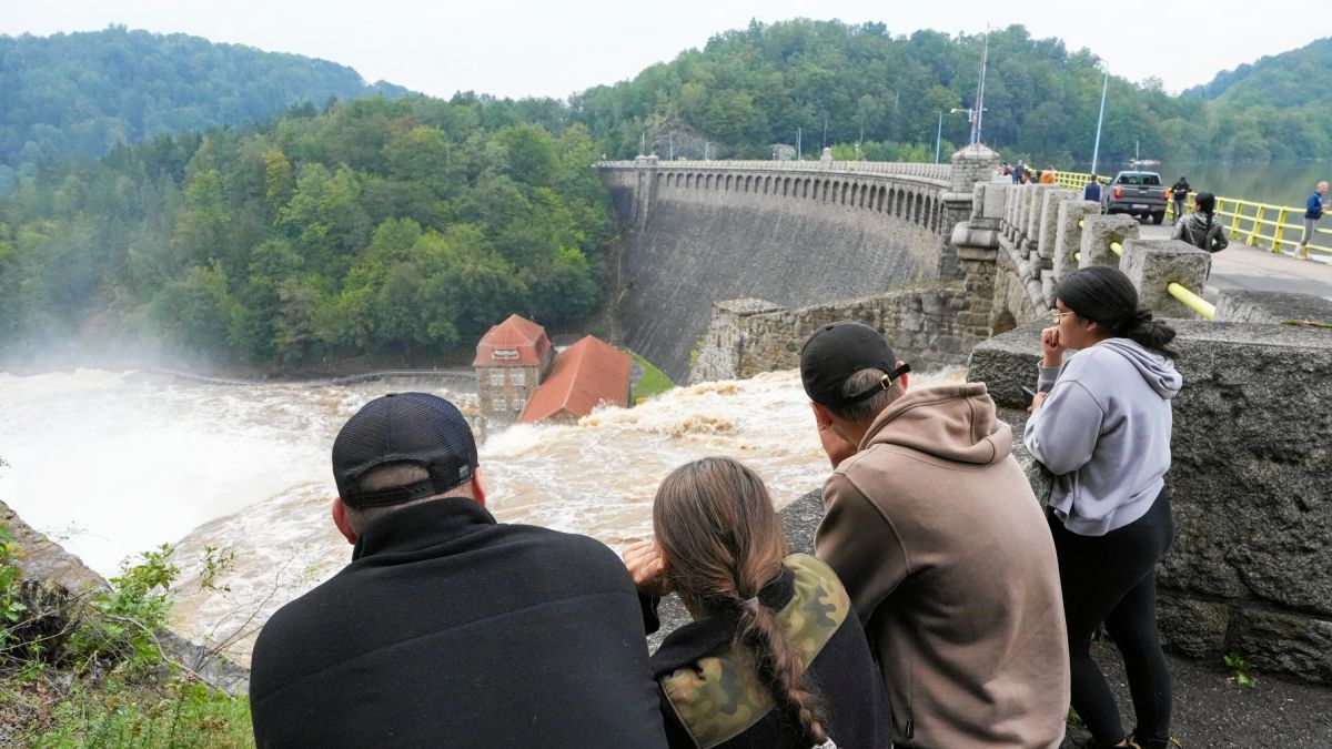 Zapora w Pilchowicach. Zdjęcie z września 2024 r.