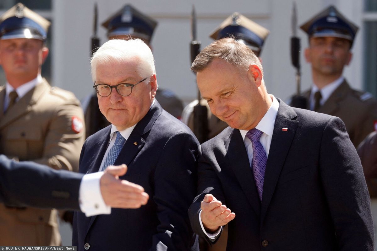 Prezydent Niemiec Frank Walter-Steinmeier oraz prezydent Polski Andrzej Duda (zdj. arch.) 