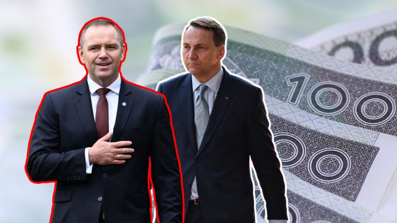 Radosław Sikorski za podwyżką dla Karola Nawrockiego. W tle zarobki lekarzy