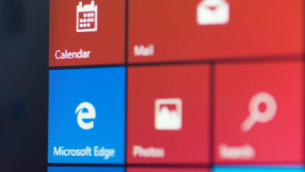 Menu Start w Windows 10 z depositphotos