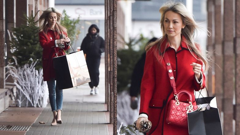 Magdalena Ogórek z torebką za 15 tysięcy złotych