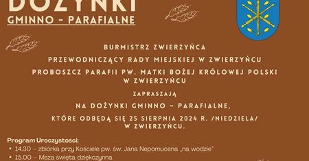 Dożynki w Zwierzyńcu 2024. Gwiazdą imprezy Solaris. Zobacz godzinowy program