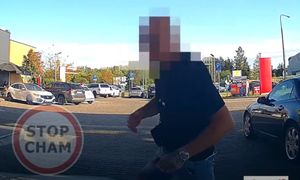 Jechał jak szalony. A potem takie sceny. "Wysiądę i ci szczękę złamię"
