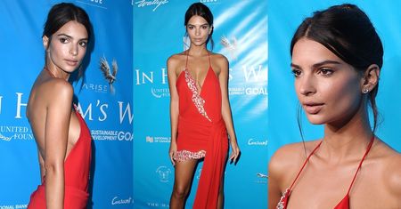 Emily Ratajkowski, Iza Miko i Sharon Stone na imprezie w Los Angeles (ZDJĘCIA)