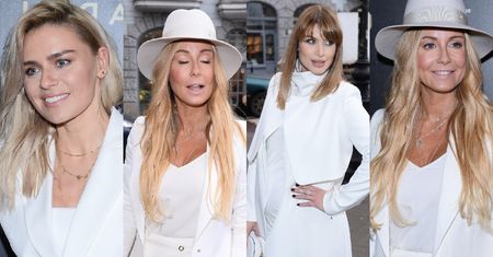 Zmęczona Małgonia w kapeluszu, blond Urbańska i Kisio z brzuszkiem pozują w sklepie (ZDJĘCIA)