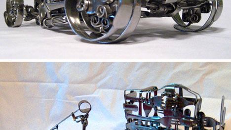 Niesamowite rzeźby w całości stworzone z... widelców 1