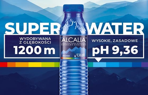Maspex promuje nową wodę Alcalia