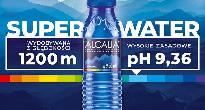 Maspex promuje nową wodę Alcalia