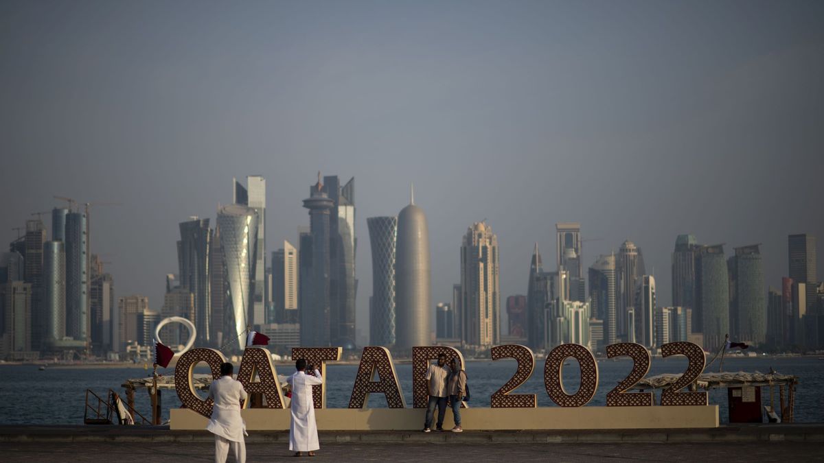 Getty Images / Justin Setterfield / Na zdjęciu: logo MŚ 2022 w Doha