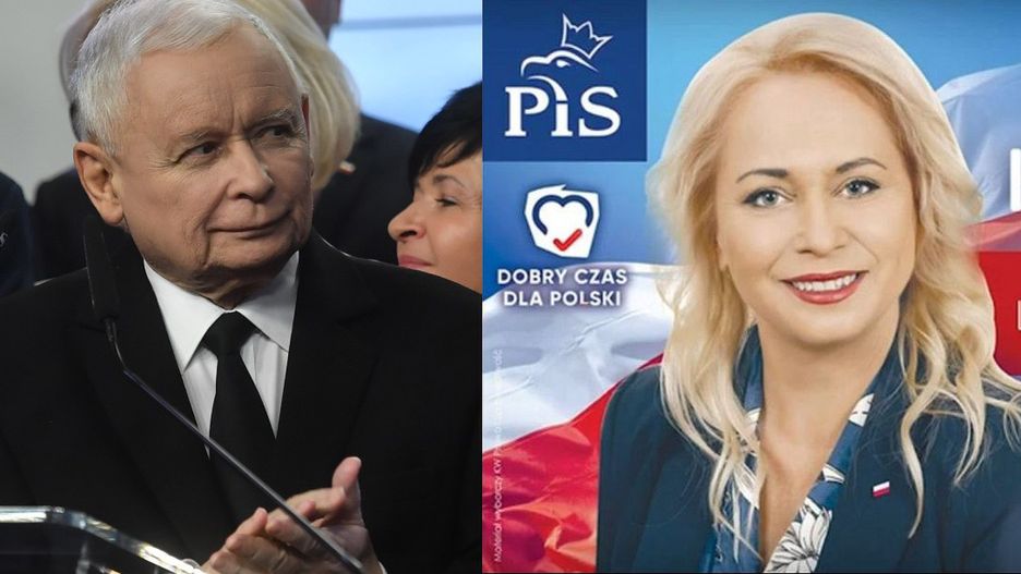 Na zdjęciu po lewej Jarosław Kaczyński, po prawej