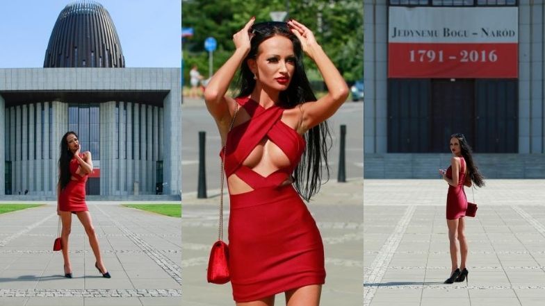 Małgorzata Godlewska odwiedza Świątynię Opatrzności Bożej