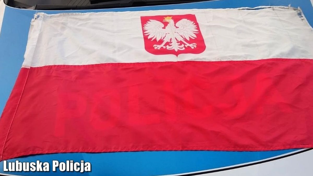 policja flaga